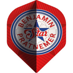 Bull's Player 100 Benjamin Pratnemer No.2 Red - Piórka do lotek - Bull's NL