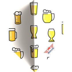 Bull's Design 100 Beer Cartoons No.2 - Piórka do lotek - Bull's NL