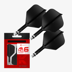 Target K-Shift Black Flight Shape No.6 - Piórka do lotek